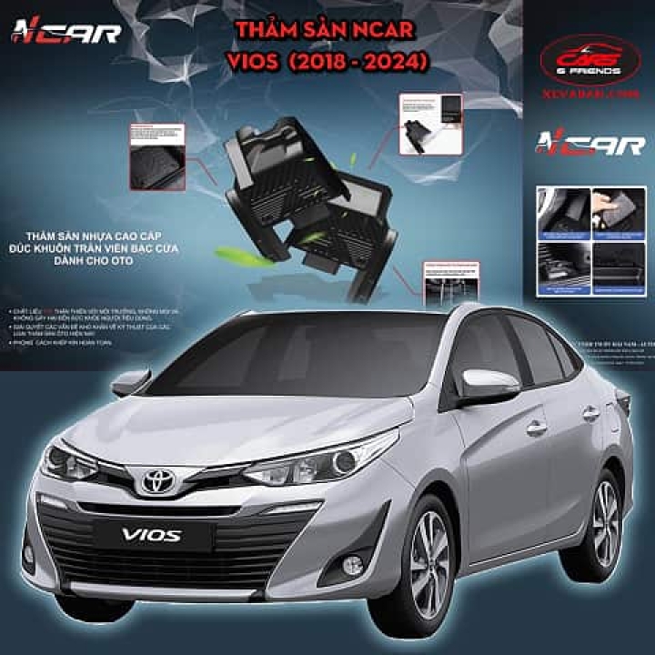 Thảm sàn Ncar cho TOYOTA VIOS